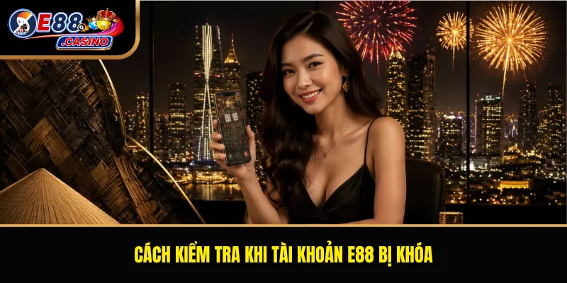 Cách kiểm tra khi tài khoản E88 bị khóa