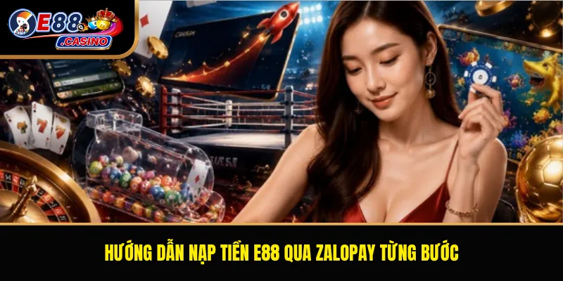 Hướng dẫn nạp tiền E88 qua ZaloPay từng bước