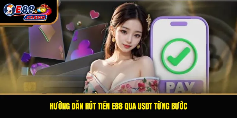 Hướng dẫn rút tiền E88 qua USDT từng bước