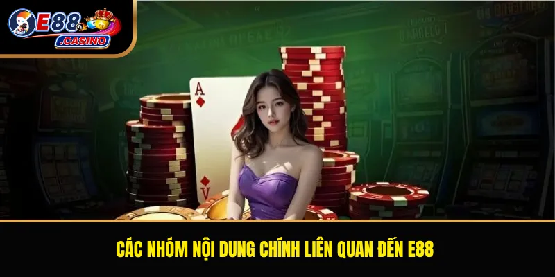 Các nhóm nội dung chính liên quan đến E88