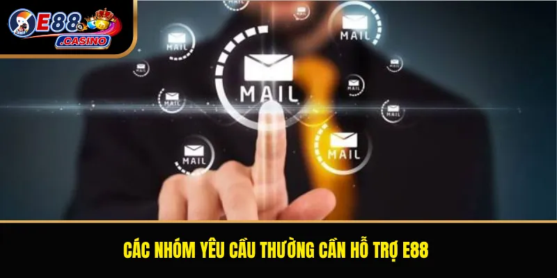 Các nhóm yêu cầu thường cần hỗ trợ E88