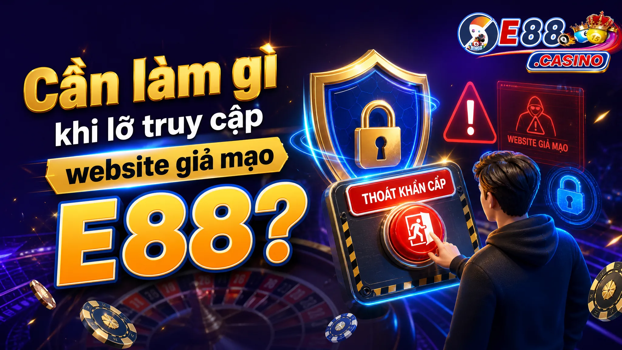 Cần làm gì khi lỡ truy cập website giả mạo E88?