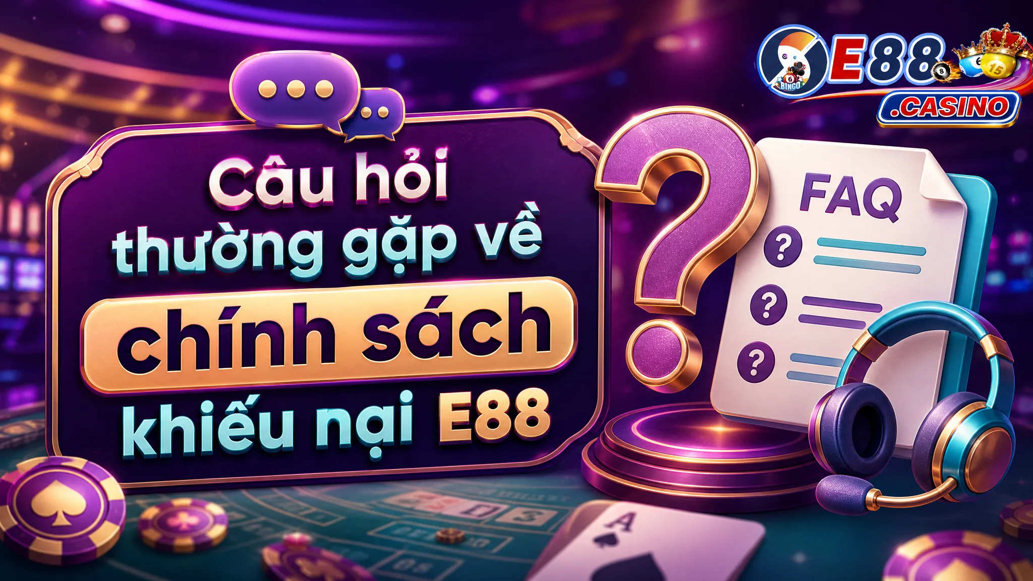 Câu hỏi thường gặp về chính sách khiếu nại E88